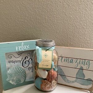 mermaid bathroom decor 3pc set